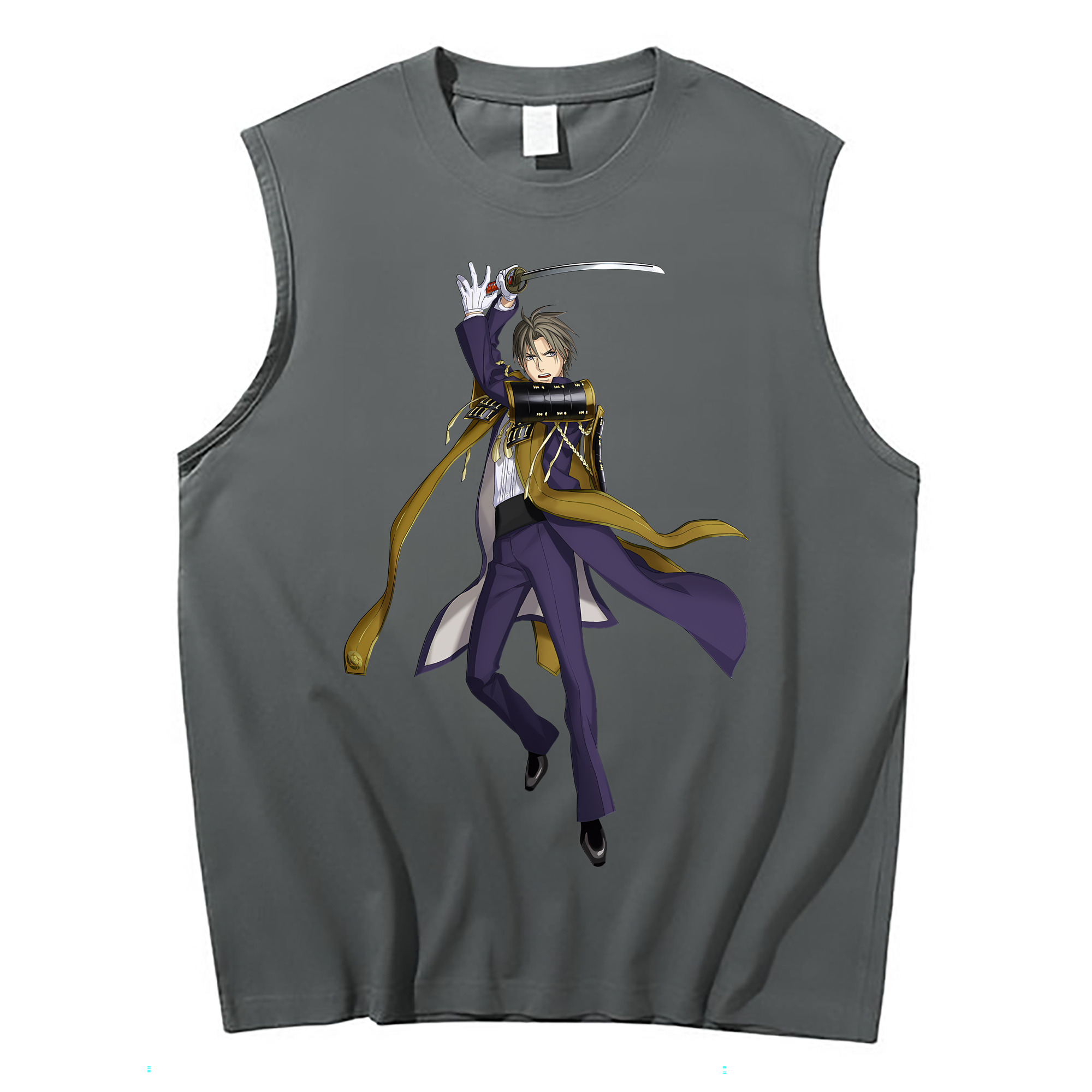 （画像用） 刀剣乱舞 Touken Ranbu コットン100％タンクトップ（フロントプリント）
